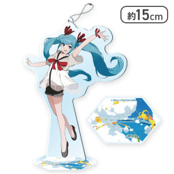 【シャイニー】初音ミクシリーズ スタンド付ビッグクリアキーチェーン“シャイニー＆DE:MONSTAR”