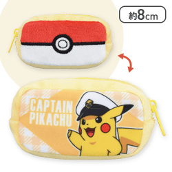 【キャプテンピカチュウ】ポケットモンスター ミニスクエアポーチ