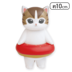 【レッド】mofusand ドーナツにゃんソフビフィギュア