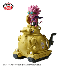 SAND LAND MEGAワールドコレクタブルフィギュア-サンドランド国王軍戦車隊104号車-