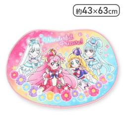 【4人】わんだふるプリキュアダイカットマット