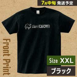 【ブラック/XXL】クラウドアTシャツ ”フロント”※7月中旬より順次出荷