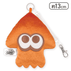 【単品配送不可】【いかオレンジ】スプラトゥーン3ダイカットパスケース
