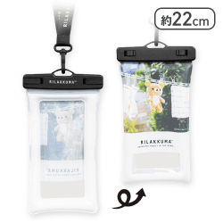 【ブラック】リラックマ Rilakkuma Style 防滴スマートフォンケース