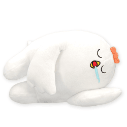 【ニワトリ】はじめまして松尾です 寝そべりBIGぬいぐるみ