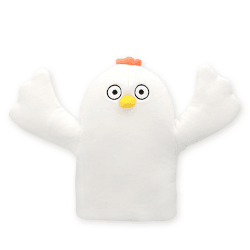 【ニワトリ】はじめまして松尾です ぬいぐるみパペット