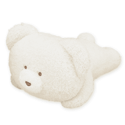 【クリーム】ほっこりモコモカ うつぶせぬいぐるみBIG