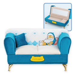 【ブルー】mofusand ソファー型ジュエリーボックス