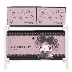 【マイメロディ】マイメロディクロミ 真夜中のメロクロ3ボックス付き収納ケース