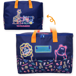 たべっ子どうぶつ ネオンアート保冷トートバッグ