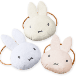 【ホワイト&オフホワイト&ピンク】ミッフィー ぬいぐるみヘアゴム