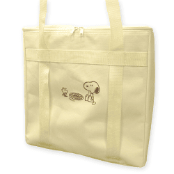 【クリーム】スヌーピー 2WAY保冷保温バッグ2