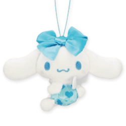 【ブルー】シナモロール カラフルハートエンジェルマスコット