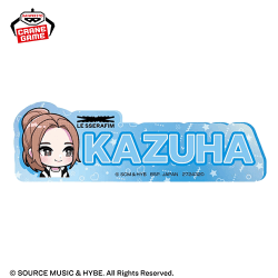 【KAZUHA】LE SSERAFIM きゅるぽっぷん アクリルネームバッジ