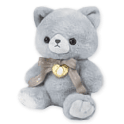 【パール(6月)】Happy Birthcolor Cat 28cm -Twinkle Heart-