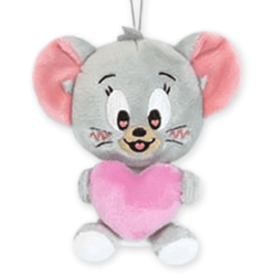 【単品配送不可】【タフィー(ピンク)】トムとジェリー ハート＆スターマスコット