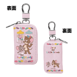 【ピンク】トム&ジェリー カラビナ付きミニケース8