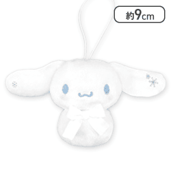 【ホワイト】シナモロール パステル雪だるまマスコット