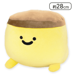 【プリンさん】お文具といっしょ うつぶせぬいぐるみBIG