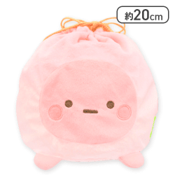 【たぴおか(ピンク)】すみっコぐらし みにっコまん ぬいぐるみ巾着