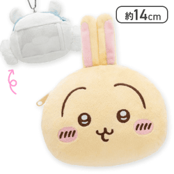 【うさぎ】ちいかわ ぬいぐるみパスケースポーチ2