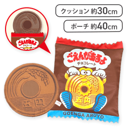 【レッド＆ブルー(下指差し)】チロル ごえんがあるよパッケージポーチコレクション