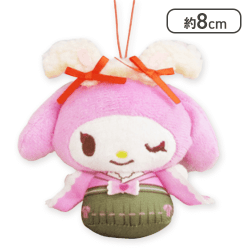 【マイメロディ】サンリオキャラクターズ もふ耳レトロロリヰタマスコット1
