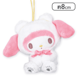 【マイメロディ】サンリオキャラクターズ ホワイトベアおすわりマスコット