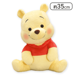 【プーさん】くまのプーさん こてっとぺったん BIGぬいぐるみ