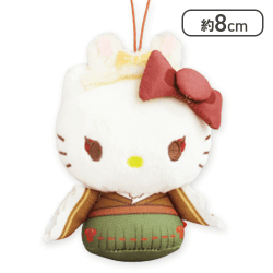 【ハローキティ】サンリオキャラクターズ もふ耳レトロロリヰタマスコット1