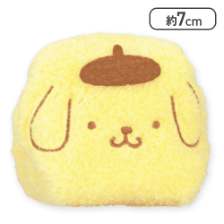 【ポムポムプリン】サンリオキャラクターズ ふわふわミニキャラメルポーチ