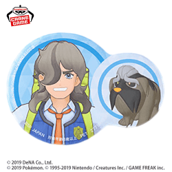 【ペパー＆マフィティフ】ポケモンマスターズ EX ポケモン＆トレーナー缶バッジ