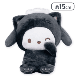 【グレー】ポチャッコ かまってにゃんぬいぐるみ