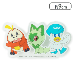 【単品配送不可】【ホゲータ＆ニャオハ＆クワッス】ポケットモンスター アクリルクリップ