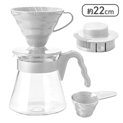 V60コーヒーサーバーセット ペールグレー