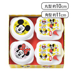 ミッキー＆ミニー PT電子レンジ容器4PC          