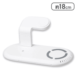 【ホワイト】3 in 1 ワイヤレスチャージャー 2