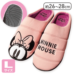 【ミニーLサイズ】ディズニーwarmshoes２０２４