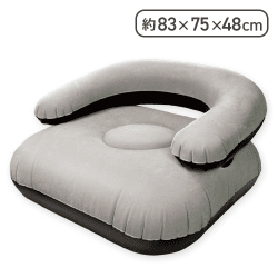 【ベージュ】プレミアムエアーソファー Lucca 