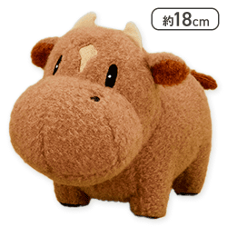 【ウシさん(茶)】牧場物語 ふわふわぬいぐるみ