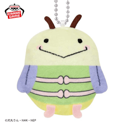 【電ボ】おじゃる丸 ボールチェーン付きぬいぐるみ-おじゃる丸・電ボ・子鬼トリオ-