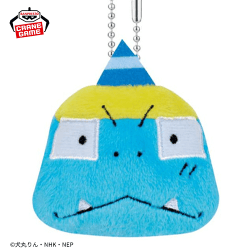 【アオベエ】おじゃる丸 ボールチェーン付きぬいぐるみ-おじゃる丸・電ボ・子鬼トリオ-