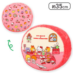 【ピンク】SWIMMER×サンリオキャラクターズ ぽこぽこサンドクッション