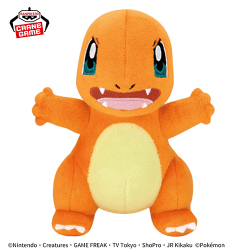 【ヒトカゲ(怒り)】ポケットモンスター いろんなおかおぬいぐるみ-ヒトカゲ・カプサイジ-