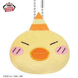 【キスケ】おじゃる丸 ボールチェーン付きぬいぐるみ-おじゃる丸・電ボ・子鬼トリオ-