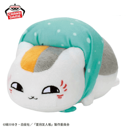 【ニャンコ先生(グリーン)】夏目友人帳 ニャンコ先生おでかけぬいぐるみ-ニャンコ先生と黒ニャンコ-