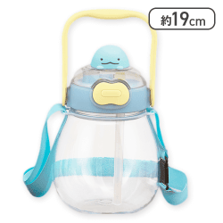 【とかげ】すみっコぐらし マスコット付きウォーターボトル