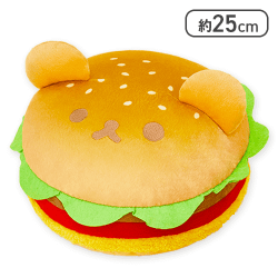 【リラックマ】リラックマ リラックマデリ ハンバーガーぬいぐるみBIG