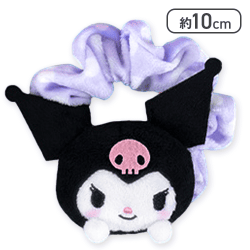 【クロミ(パープル)】マイメロディ・クロミ ぴょこきゅんドットシュシュ