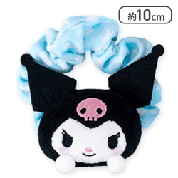 【クロミ(ブルー)】マイメロディ・クロミ ぴょこきゅんドットシュシュ